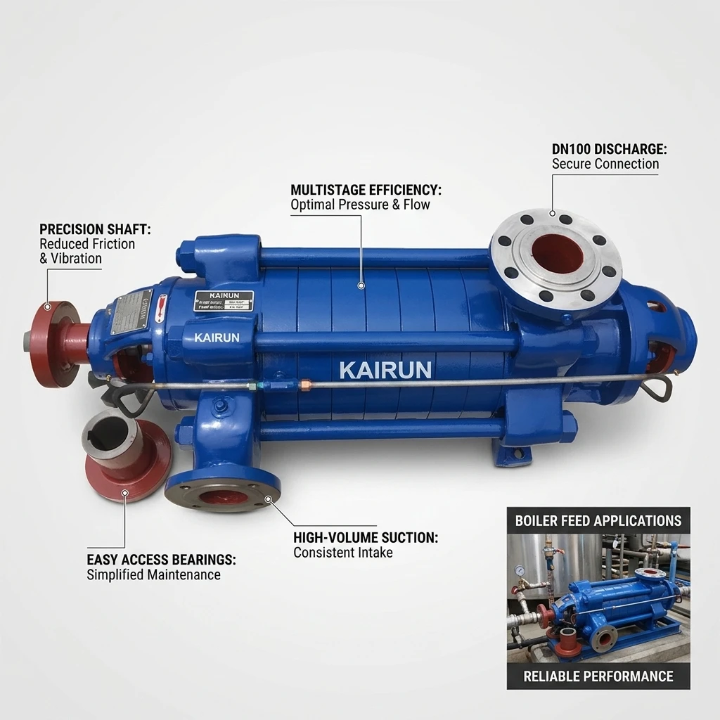 Diesel Multistage Pump High Pressure for Remote Area Water Supply and Fire Protection System