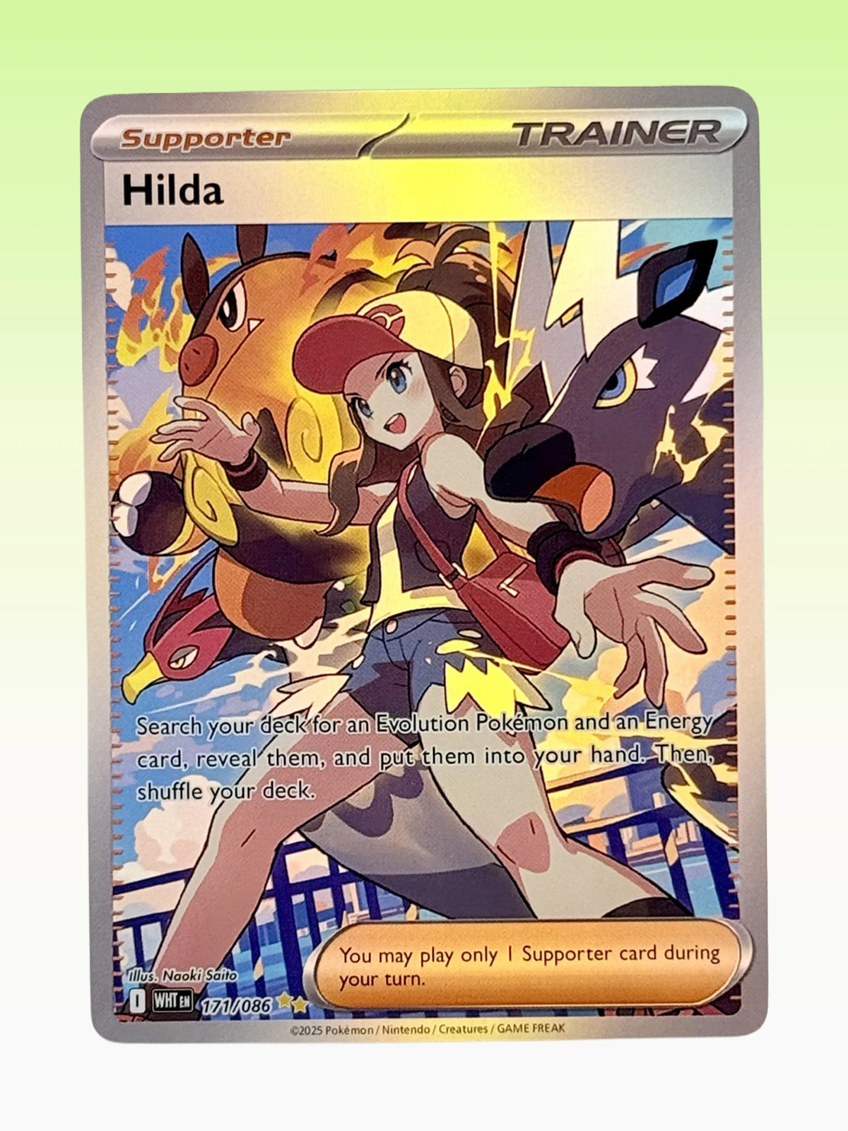 PKM Proxy EN SV Hilda/Hydreigon/Keldeo Rare Card Collection, Holo and Non-Holo, PTCG Gifts Toys