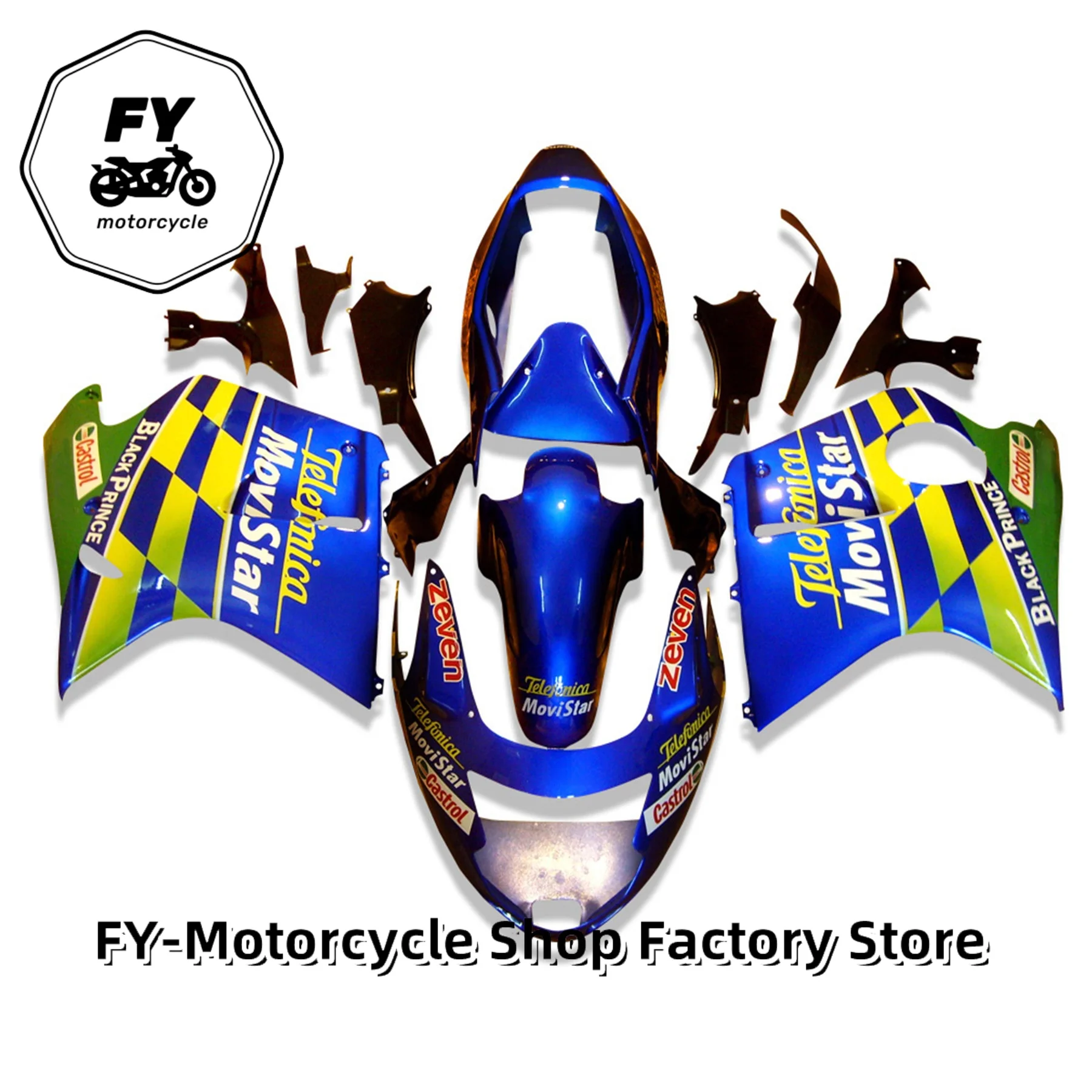 For Honda CBR1100XX CBR 1100XX 1100 Super Blackbird 1997 1998 1999 2000 2001 - 2006 2007 Cowl Plastic Fairing Kit ABS Injection