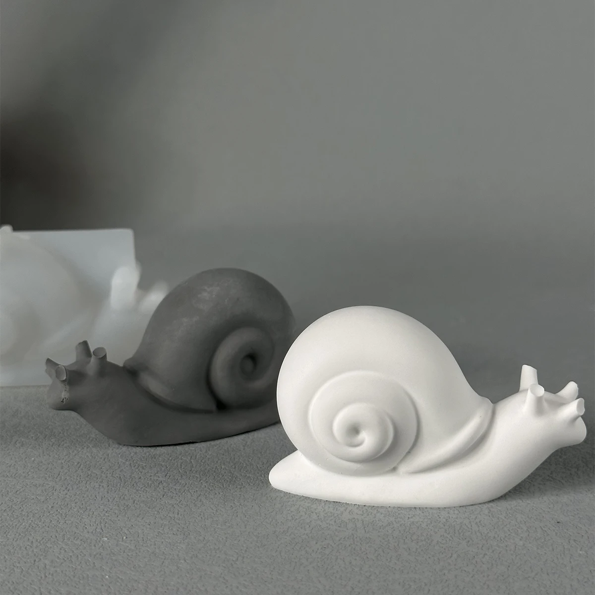 3D Snail Silicone Candle Mold DIY Handmade Animal Plaster Epoxy Resin Aromath Soap Casting Molds Home Decoration Ornament