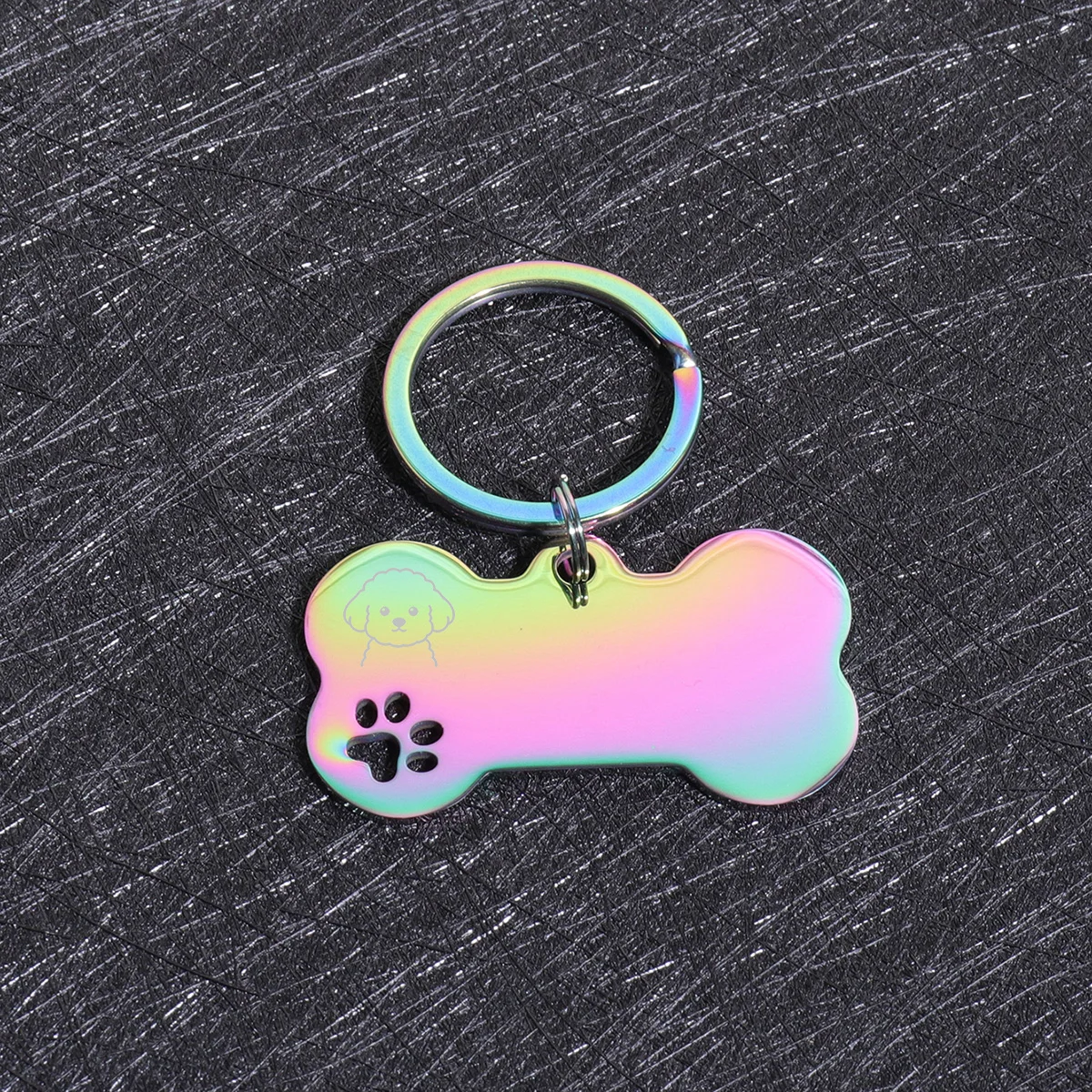 Gepersonaliseerde honden- en katten ID-tags met aangepaste tekst, naam, botvormige hanger, lasergravering, adresnummer, gepersonaliseerde ID-tag voor huisdieren