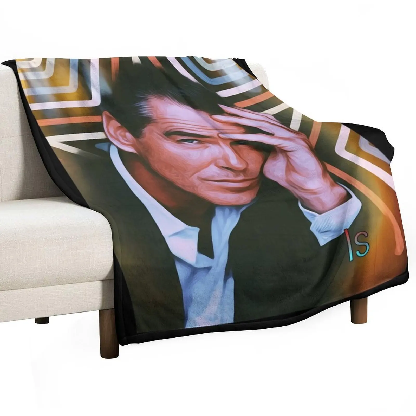 pierce brosnan Throw Blanket Warm for babies Soft Big Bed For Baby Flannels Blankets