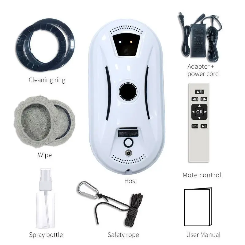 Robot aspirateur pour le nettoyage des fenêtres, nettoyeur de vitres électrique, protection contre les intempéries