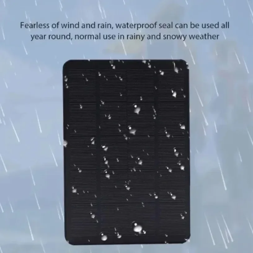 Wasserdichtes Solarpanel-System 360 ° Verstellbare Halterung für Außen-Sicherheitskameras, langlebig bei jedem Wetter – Detail 6