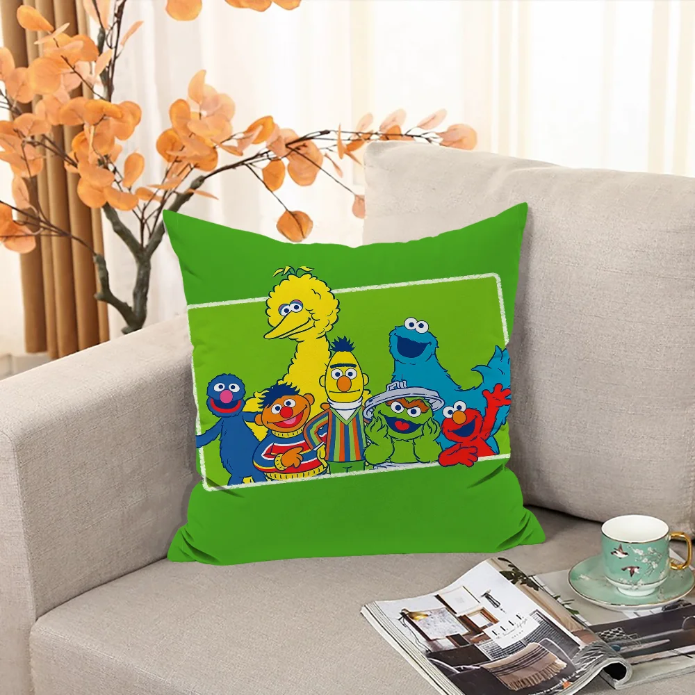 SESAME STREET Sleeping Pillows Pillow Cover Sofa Cushions Fall Decor Pillowcase Decorative Cushion 45x45 Covers Body 45x45cm Bed