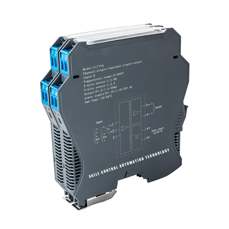 

Thermocouple Temperature signal Isolation Converter Transmitter 4-20mA Out K J S 0-1300°C TC Thermocouple Temperature Sensor