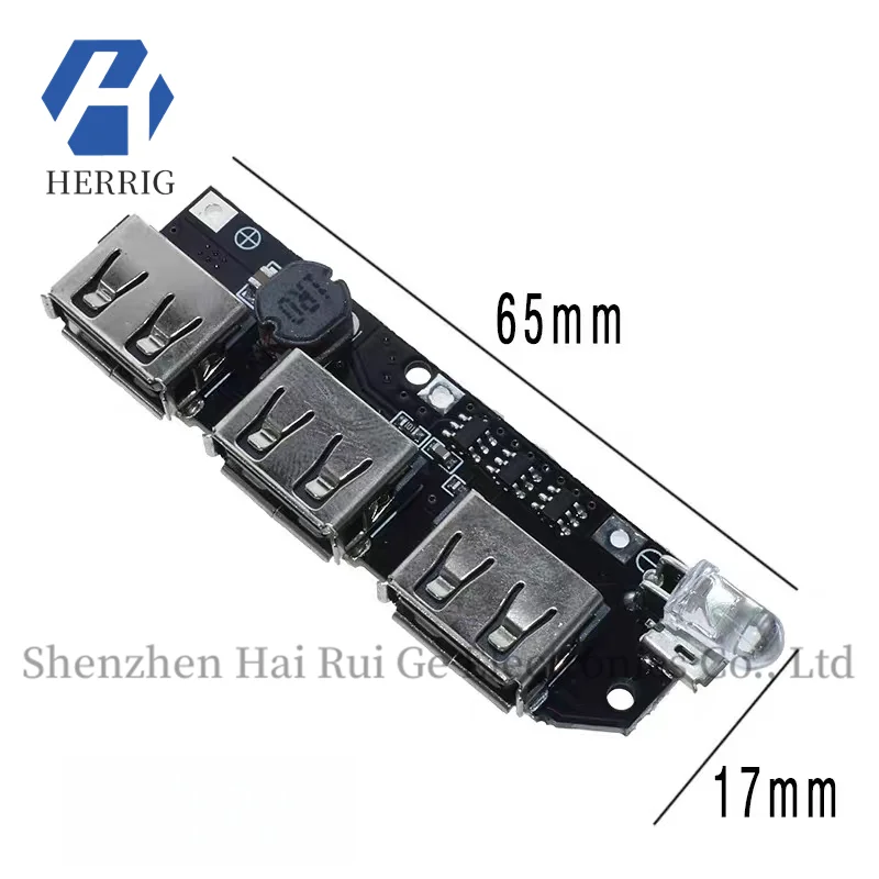 

WAVGAT 3USB power circuit board 5V2.1A boost module/DIY power bank circuit