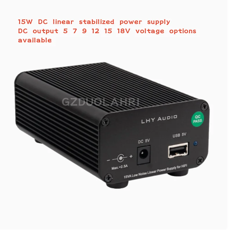LHY Audio 15W/5V Linear Power Supply DUAL DC Regulator C Port Dual