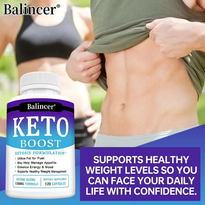 Weight Loss Organic Keto Detox Capsules Flat Belly Deep Cleansing Provides Energy Fat Burning Appetite Suppressant Supplements view 3