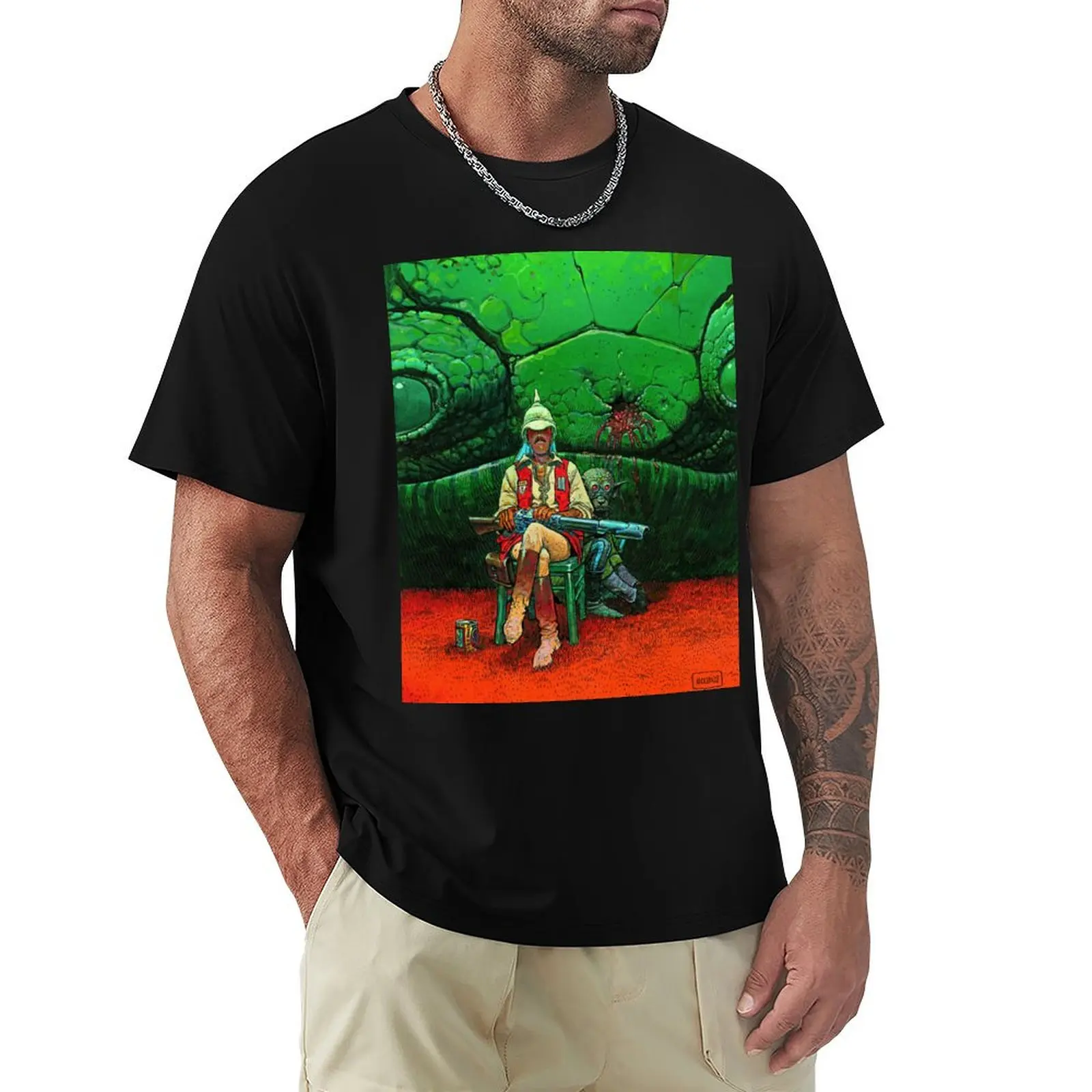 Moebius The Fatal Major T-Shirt t shirts for man pack white T-Shirt
