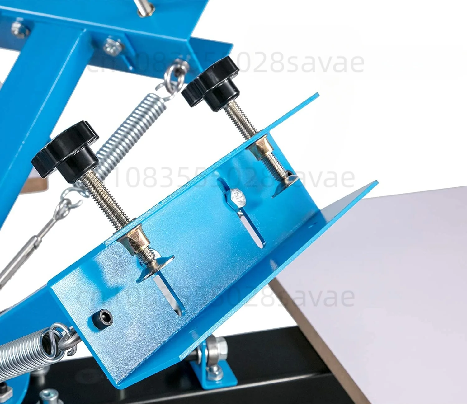 Screen Printing Machine Press 4 Color 1 Station Silk Screen Printing Machine Adjustable Double Spring Devices