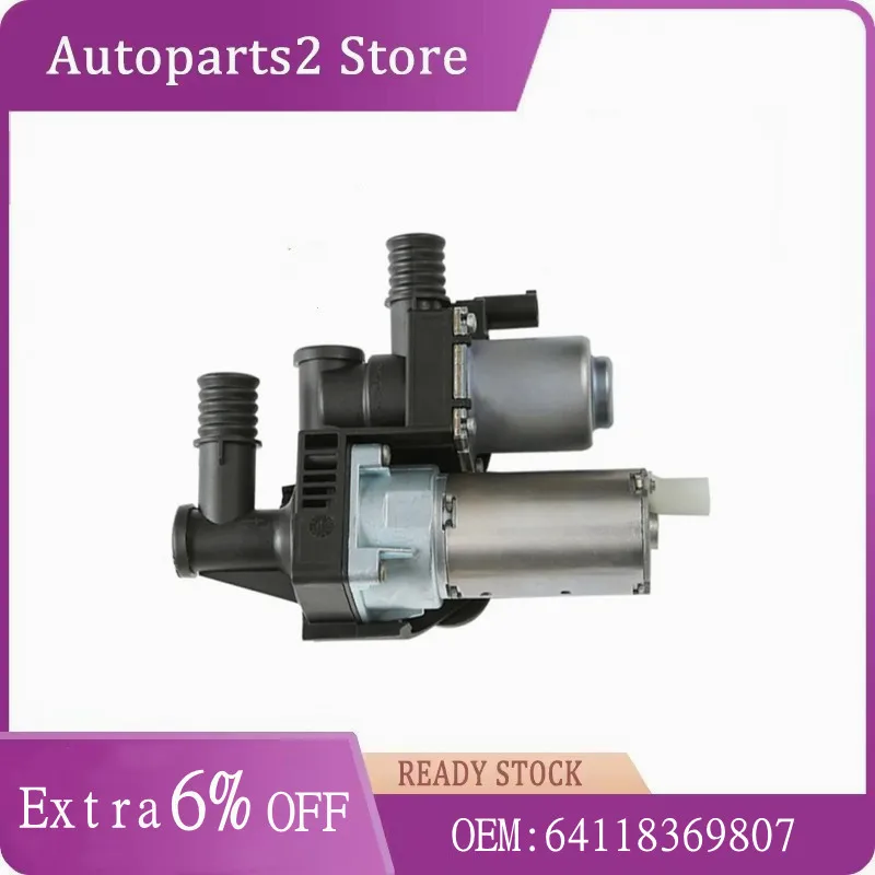 

64118369807 Heater Control Valve Auxiliary Water Pump For BMW 3 Series E46 X3 E83 Z3 E36