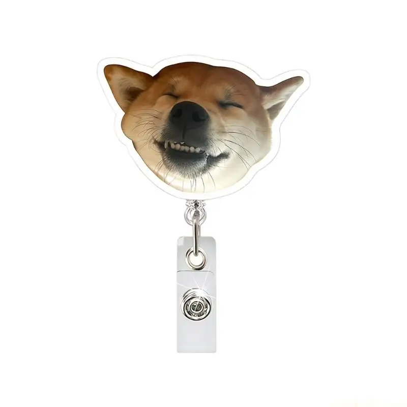 Mechanism Badge Reels Artistic Elastic Lanyard For Workplace Convenience