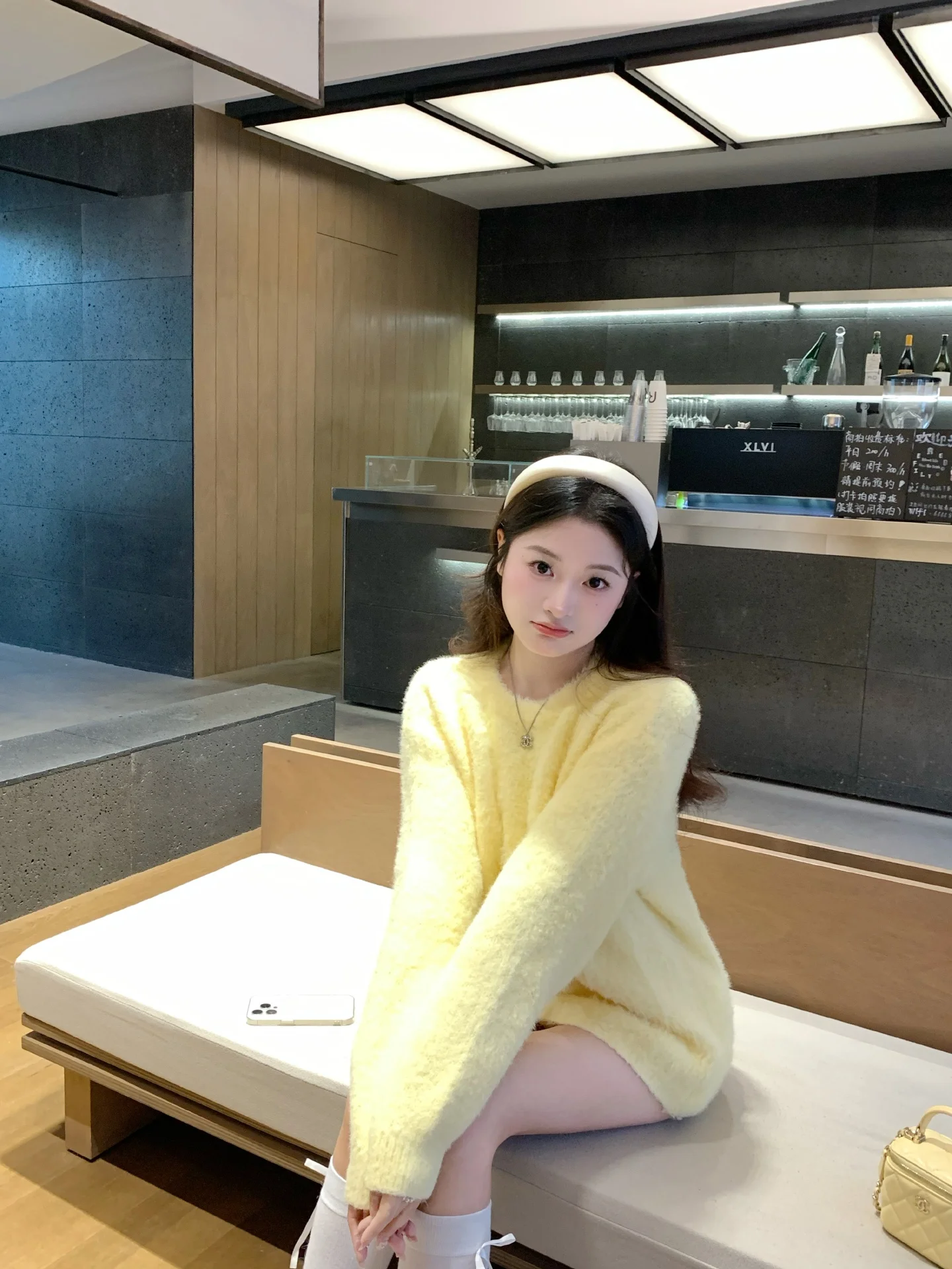 

Мягкий вязаный свитер из искусственного меха с круглым вырезом, женский, свободный, удобный, осенний топ, теплый, с длинными рукавами, уютный.