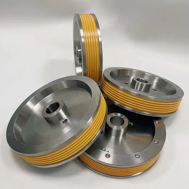 Multi-groove Stainless Steel Zirconia Wire Drawing Dividing And Passing Wheels Custom Assembly Guide For China