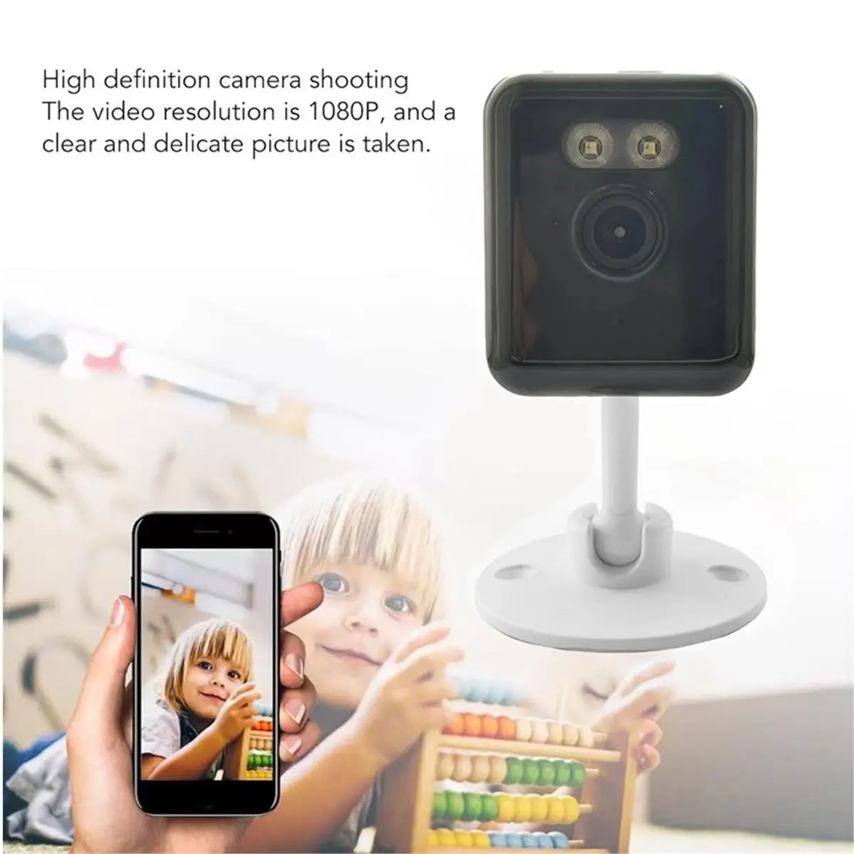 A64I Tuya Smart 1080P WiFi IP Camera Indoor Wireless Color Night Home Security AI Human Detect Surveillance Camera EU Plug