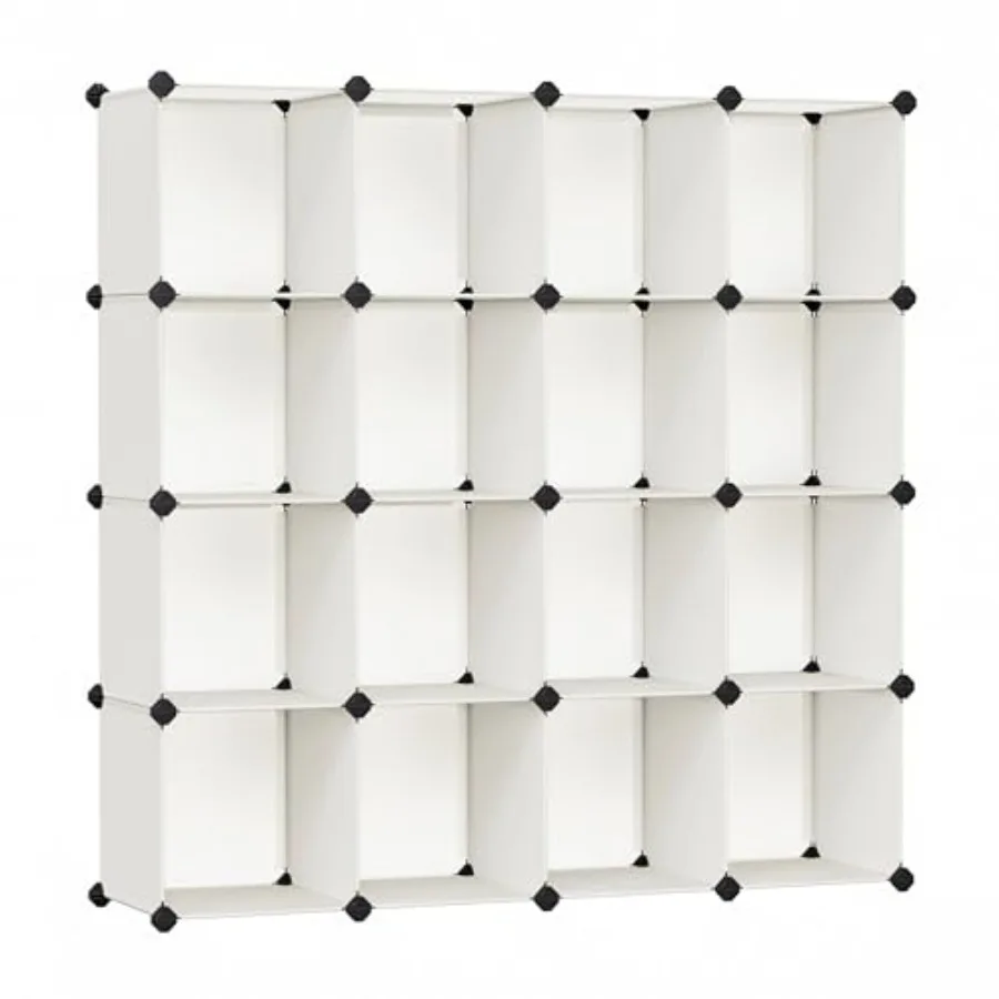 

Cube Storage Organizer, Set of Plastic, Book Shelf, Closet Organizers and Storage, Room Organization, Bedroom Living Room, 12.2