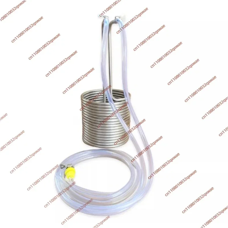 304 Stainless Steel Beer Cooling Coil Rapid Chiller Heat Exchanger Tube for Home Brewing Beverage Cooling System