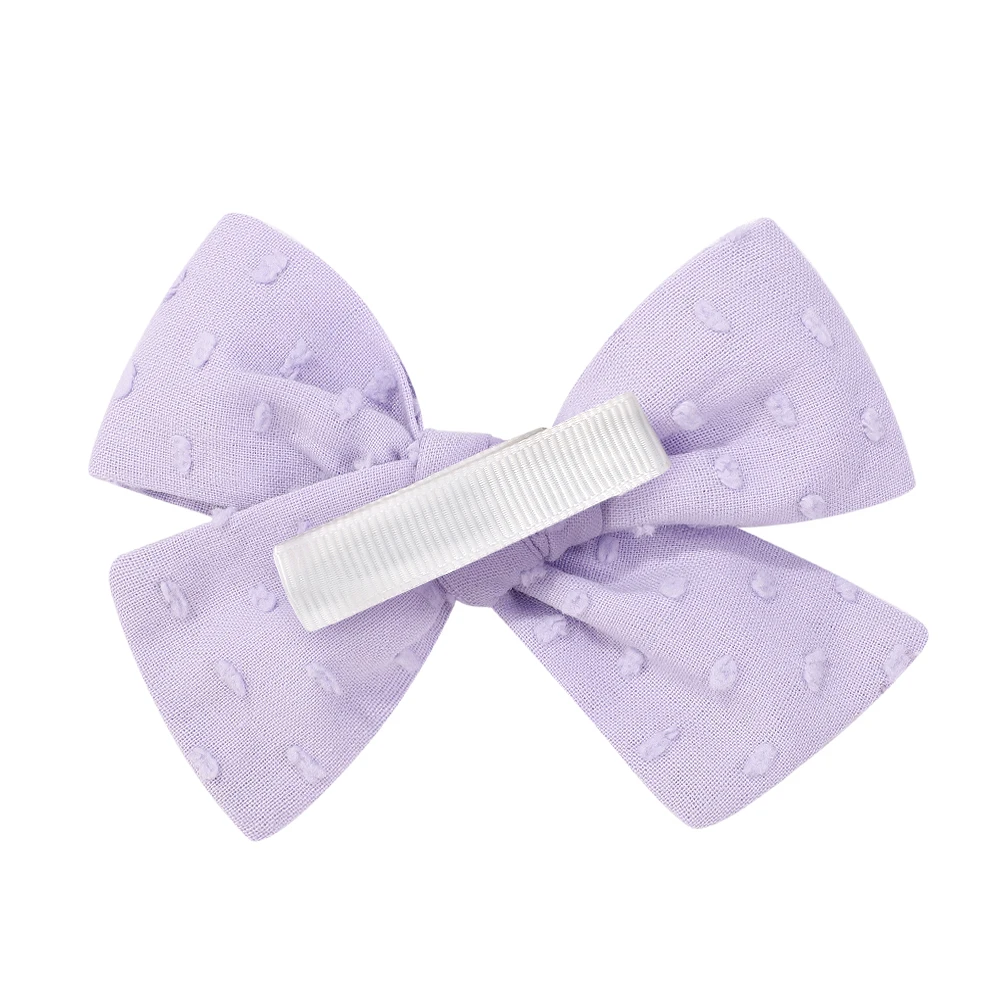 2pcs/lot Handmade Printing Hair Bows Hairclip for Baby Girls Lovely Corduroy Safe Hairpins Barrettes Children Hair Accessories