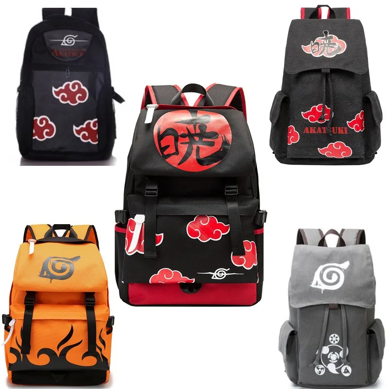 

Classic Anime The Naruto Creative Fashion Backpack Popular for Student's School Use Large Capacity Exquisite Versatile Backpacks
