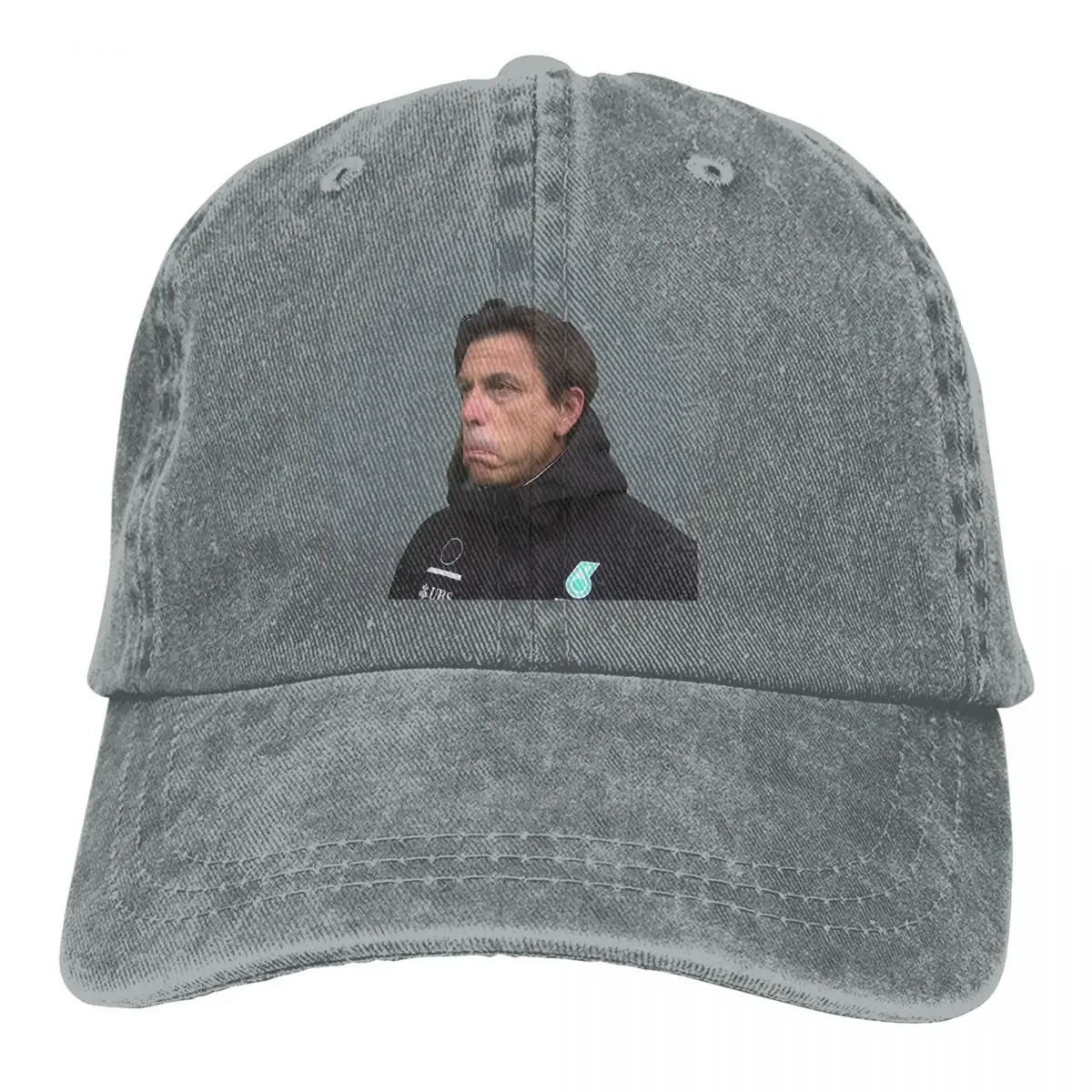 Toto Wolff In The Rain F1 Retro Baseball Hat Cotton Sun Protaction Caps Unisex Casual Golf Hats