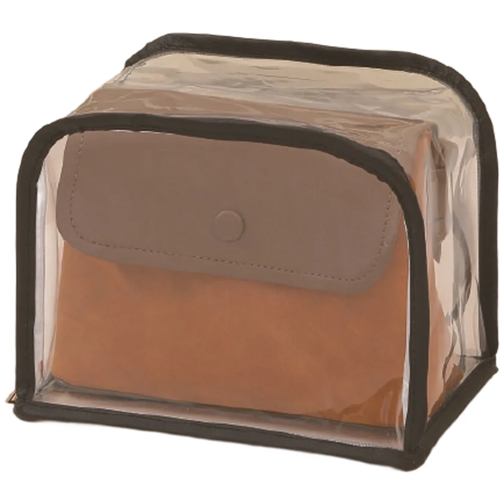 EVA Transparent Storage Bag for Handbags Travel Organization Waterproof Dustproof Protection Spacious Opening PU Hemmed Edges