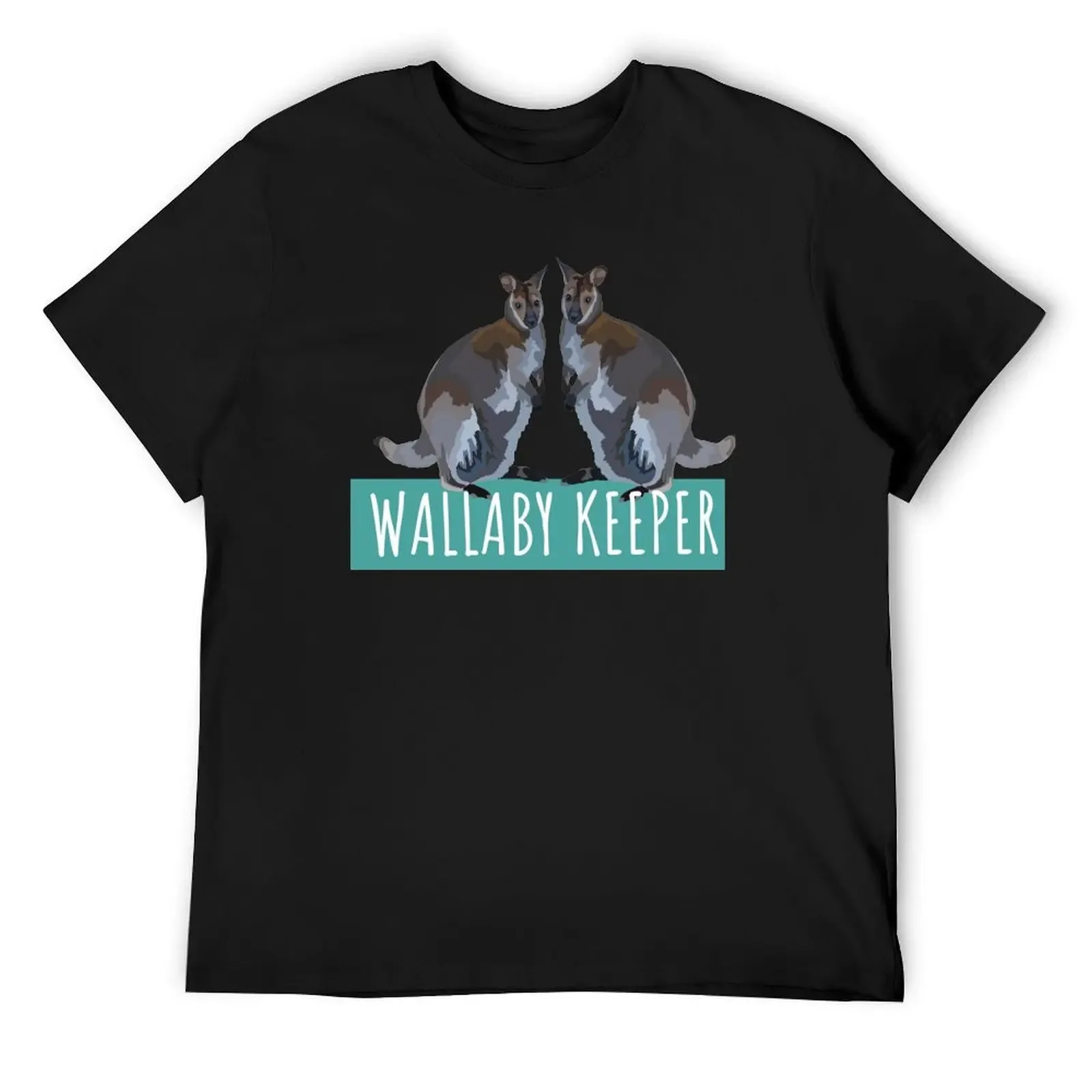 

Wallaby Keeper T-Shirt customs design your own oversized graphic tee vintage graphic tee mens champion t shirts