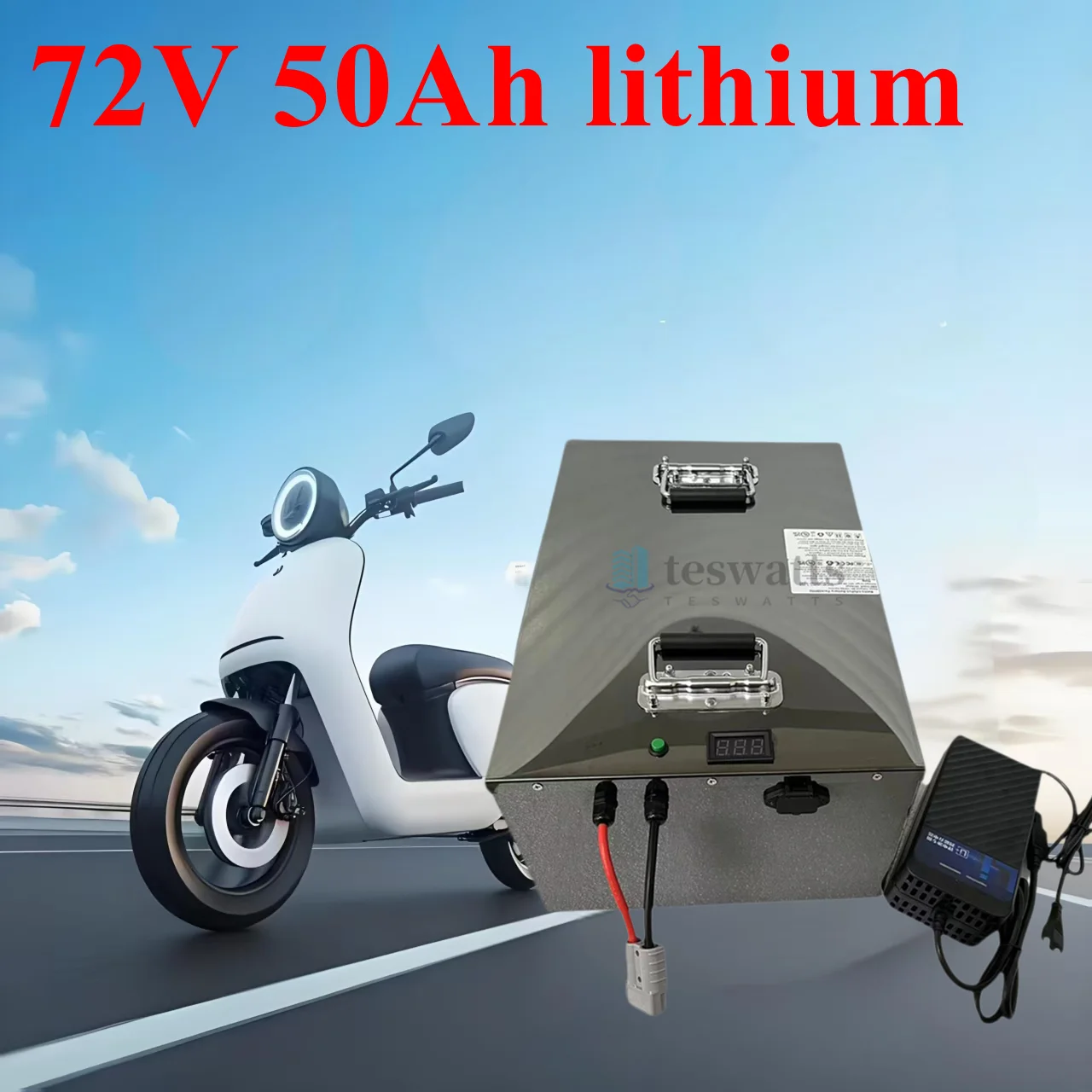 

72v 50Ah 100Ah 100A Rechargeable Battery Li-ion Battery with Built-in BMS for Bombers, New Energy Vehicles, Golf Carts