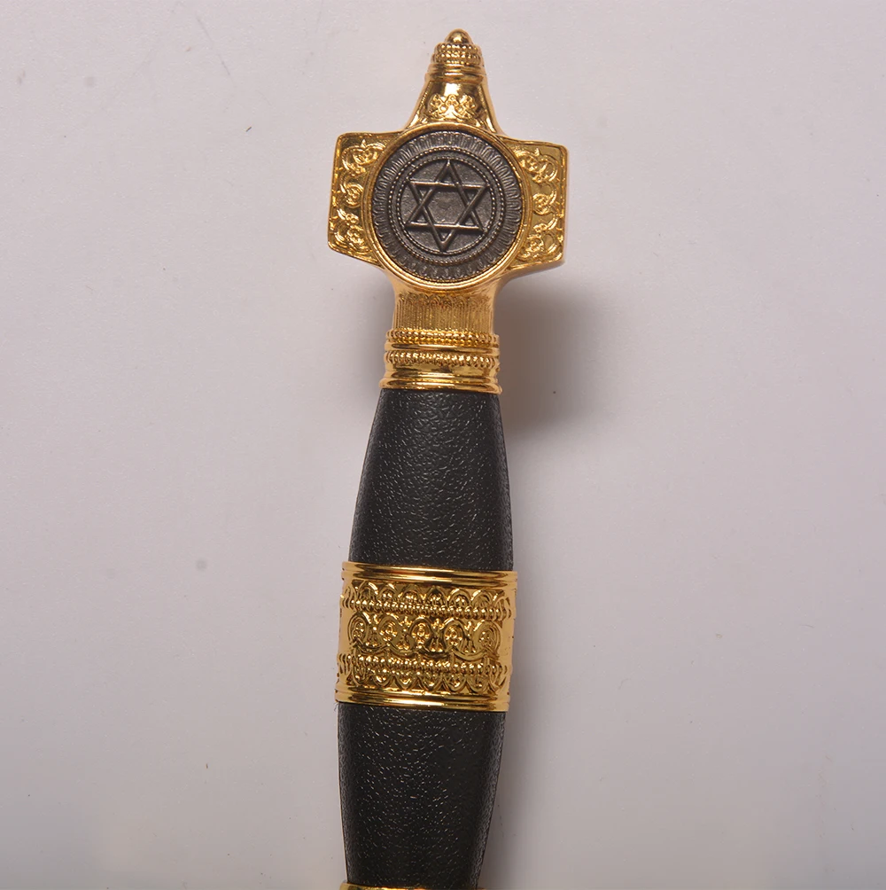 33.8 بوصة من الفولاذ المقاوم للصدأ في العصور الوسطى King Solomon Sword Star of David Sword/Outdoor