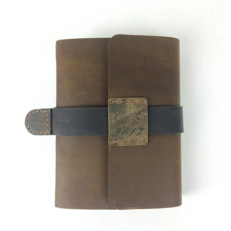 

Handmade book Cowhide book European retro book Diary