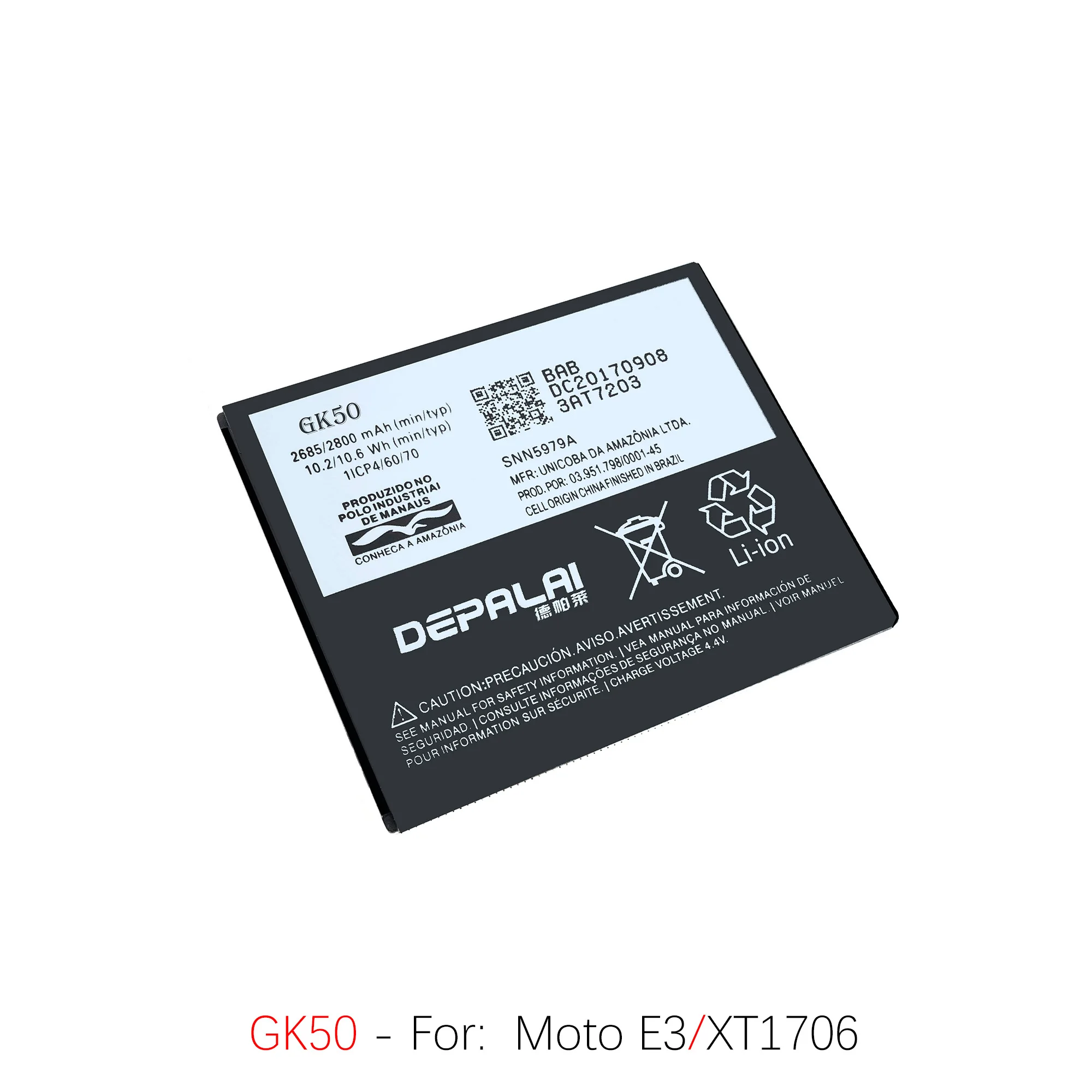 GK40 GK50 HC40 HC60 JE30 KC40 KE40 Battery For Motorola E6 G4Play E3 CPlus E5Play E6Plus Batteries XT1766 XT1721 XT1754 Battery