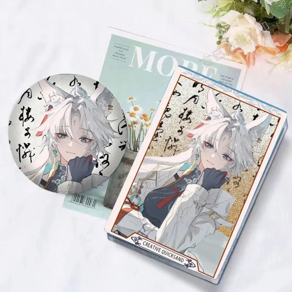 

Anime Honkai: Star Rail Feixiao Cosplay Quicand Mahjong Acrylic Ornaments Badge Brooch Clothes Backpack Accessories