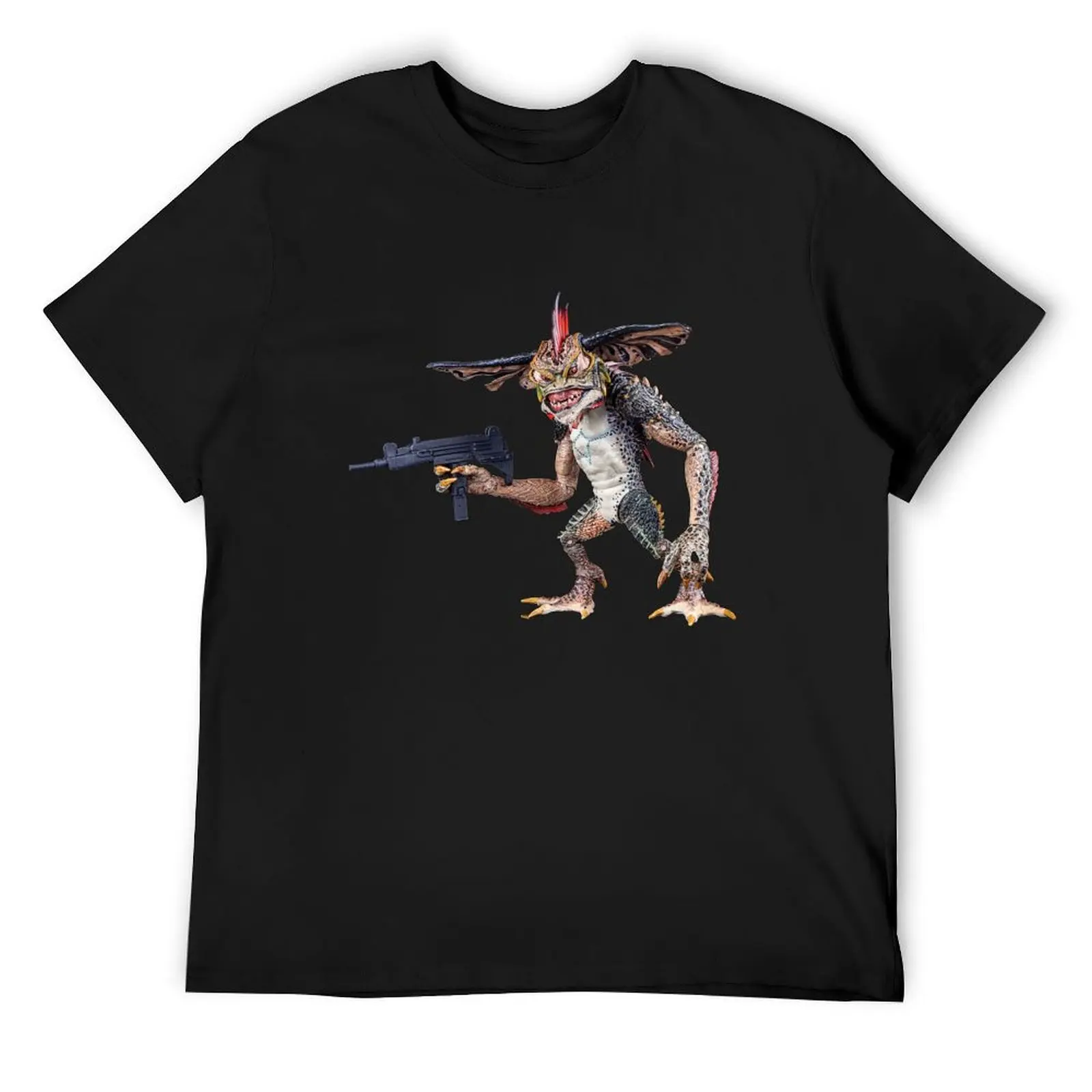 Gremlins - Mohawk T-Shirt summer top oversizeds blacks Men's clothing