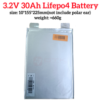 GTK 3.2V 30Ah 40Ah Lifepo4 Battery Pouch Cells 10*155*225mm/13*155*225mm for DIY Battery Pack 12V 24V 48V 72V 96V 30Ah 120Ah