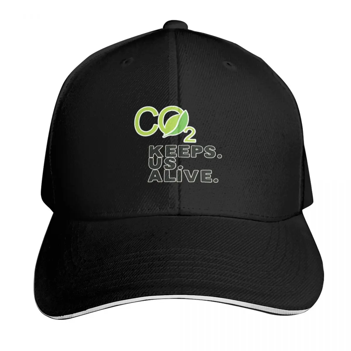 

CO2 Keeps. Us. Alive. Baseball Cap Icon Uv Protection Solar Hat Ball Cap Woman Hats Men's