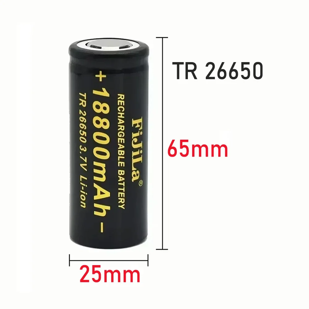 TR 26650 3.7V 18800mAh Rechargeable Battery