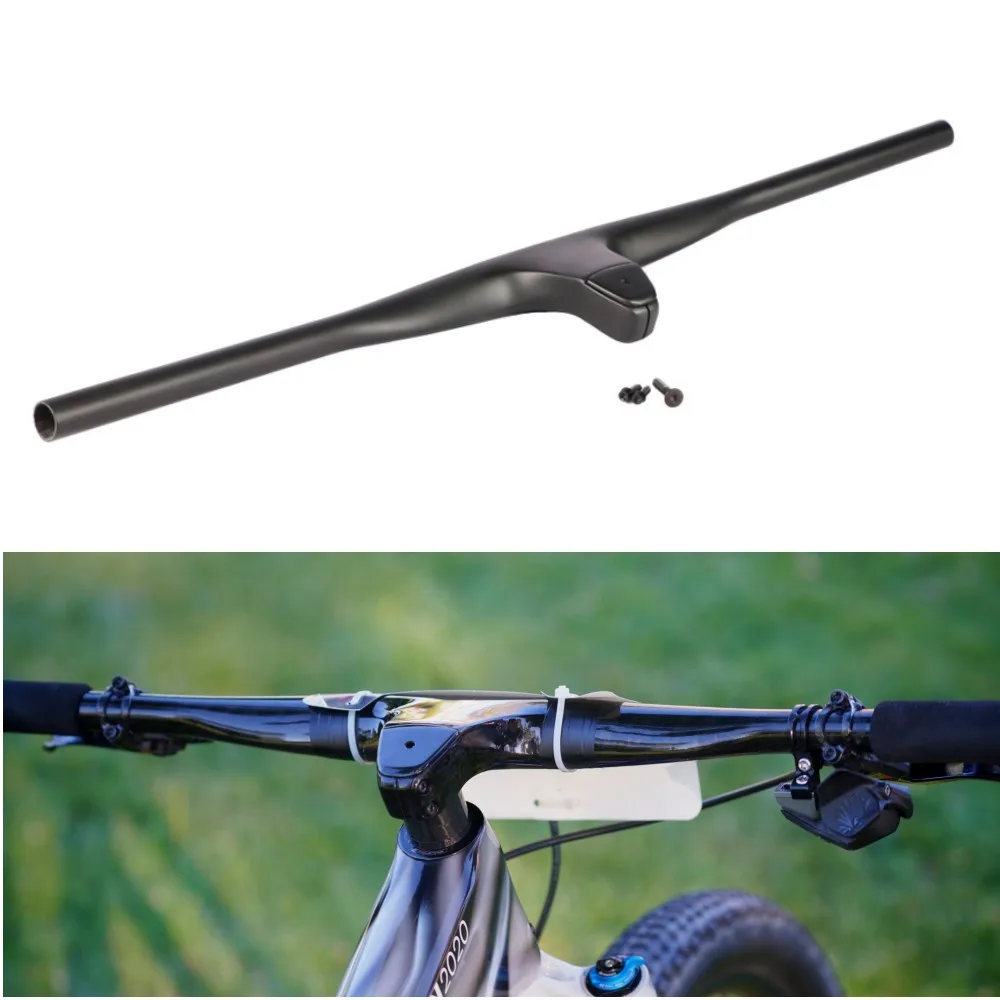 Integr Carbon Handlebar 740mm For Mountain Bike Handles Mtb Carbon Table Integrated Carbon Handlebar For Mtb Bicycl Handle Bar