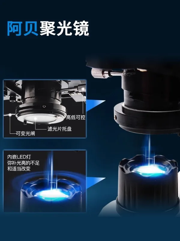 Microscope Children's Science Experimental Set for Primary and Secondary School Students majoring in Optical Biology