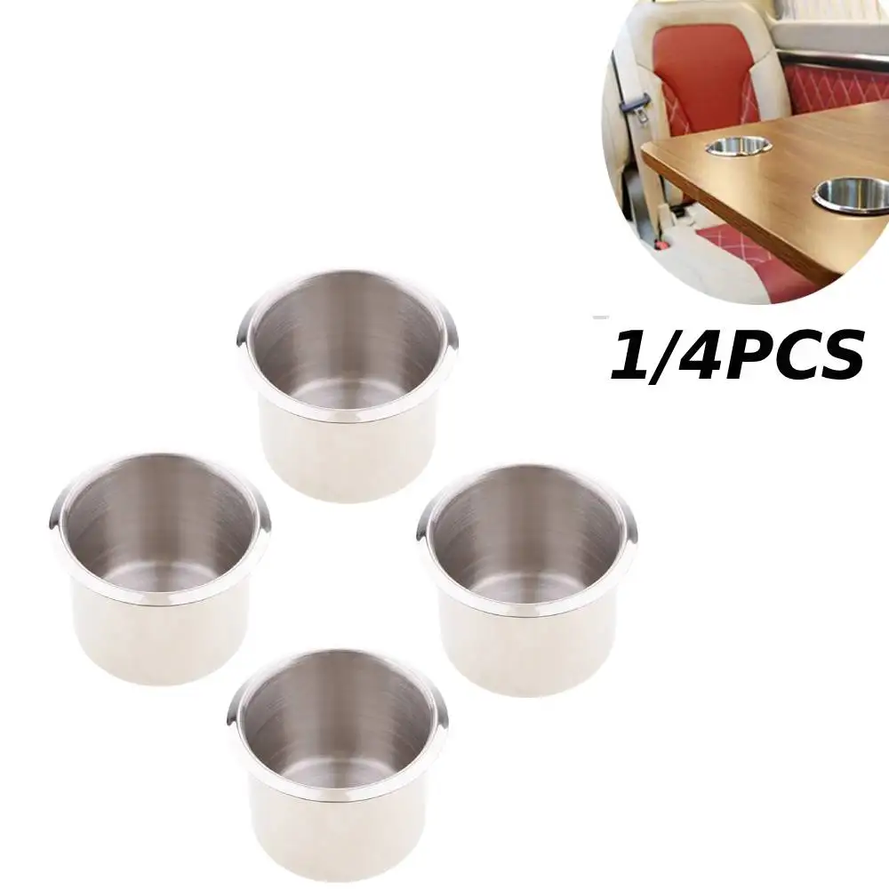 

1/4 шт. Универсальный держатель для кружки на лодке в фургоне 68x5 5 мм держатель для чашки из нержавеющей стали для автофургона, лодки, морского транспорта, кемпера, прицепа