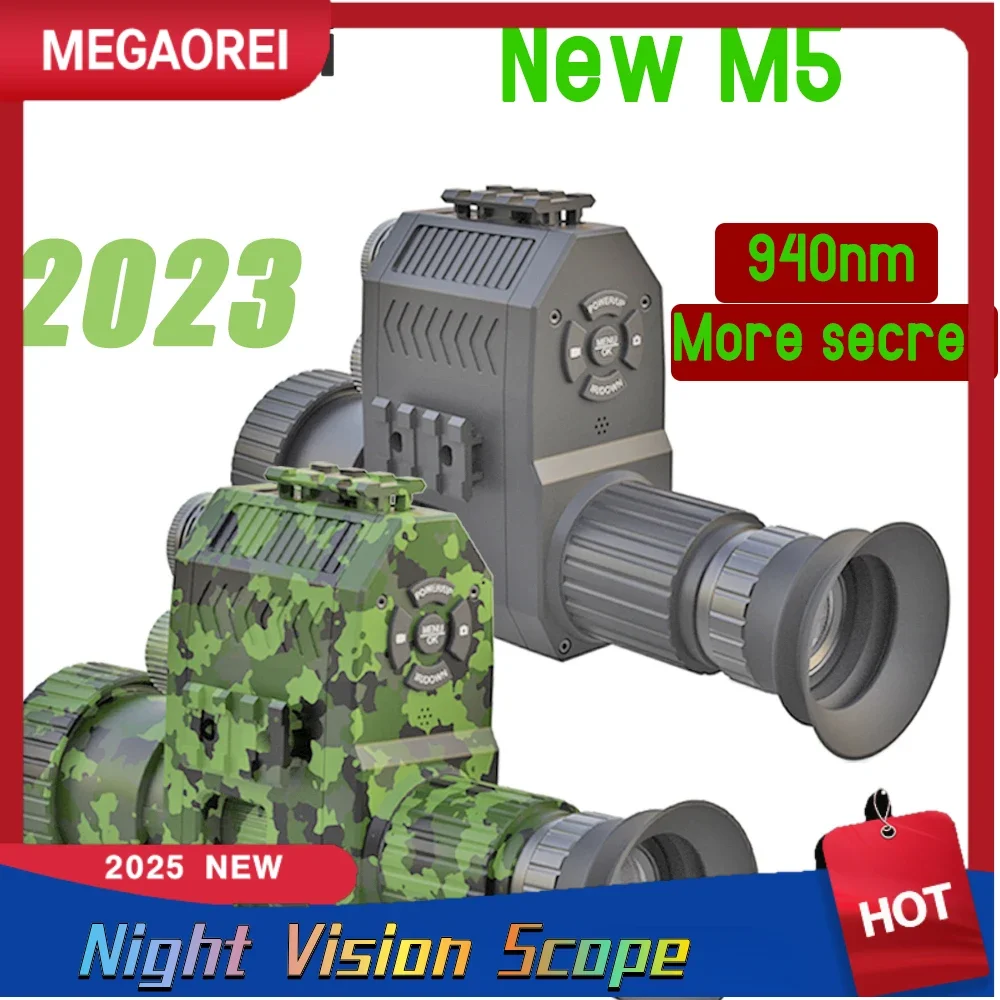 

Megaorei Night Hunting Scope Riflescope Hunting Scopes Optics Sight Tactical 940nm Infrared IR Night Hunting Scope Hunting Came