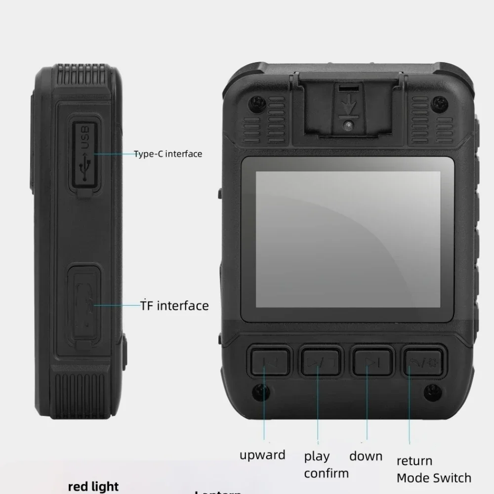 

NCZOBOE Endurance 4K Law Enforcement Recorder 1080P High-definition Night Vision Chest Wearing Camera Video Audio Voice Record
