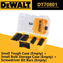DEWALT DT70801 Original Tough Case Storage Case Transparent Lid Removable Tray Stacking Storage Screws Bits Accessory Holder