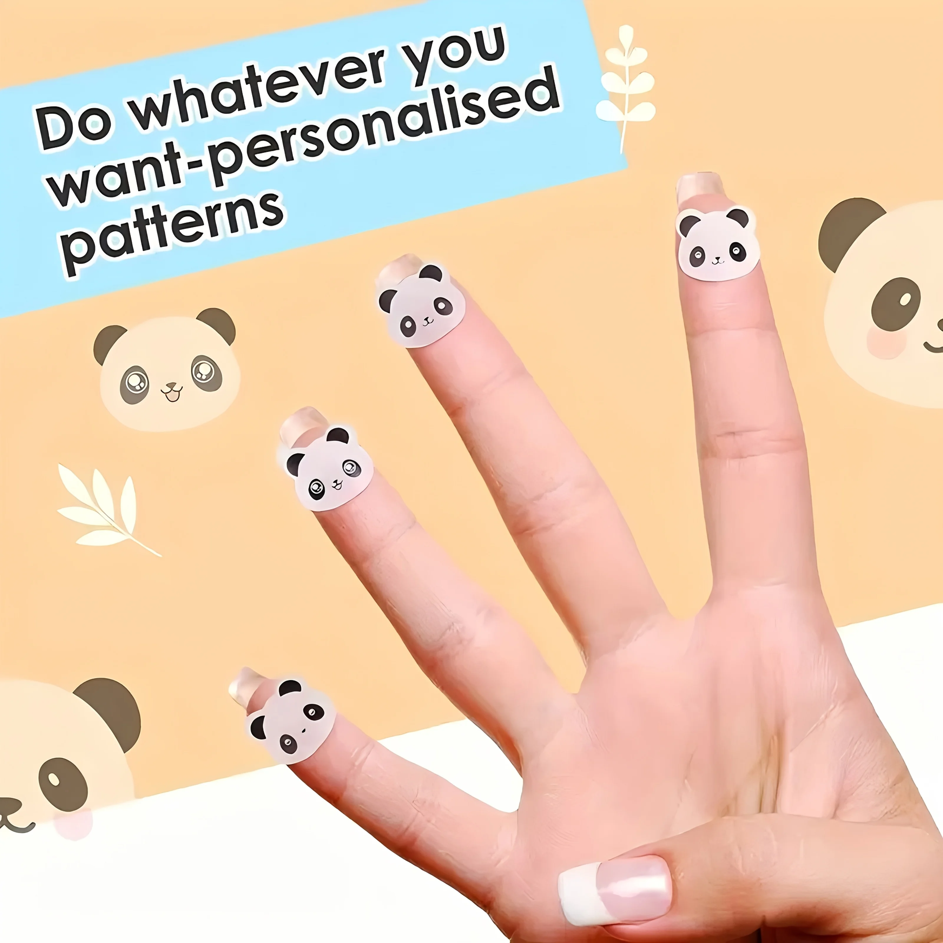 120pcs Hypoallergenic, Waterproof, Alcohol-Free Skin Patches, Adorable Panda Design, Perfect for Covering Pimples and Skin Blemi