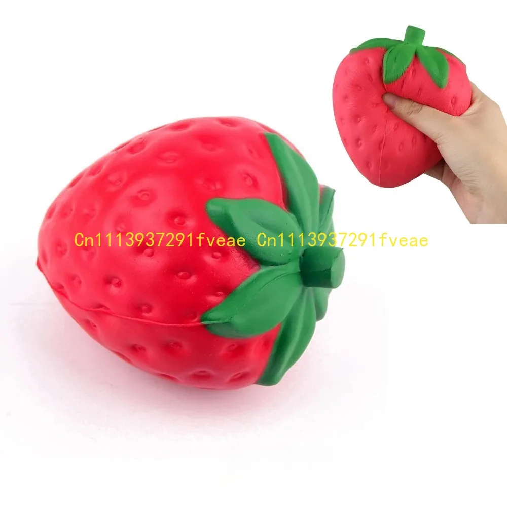 

Super Jumbo Strawberry Squishi Cream Scented Squishy Slow Rising Antistress Toy Kids Grownups Squeeze Squishy Toys 11.5*9 CM