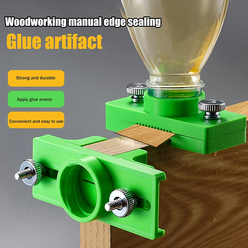 Woodworking Edge Banding Glue Applicator Tool Width Adjustable Precision Adhesive Spreading Accessory