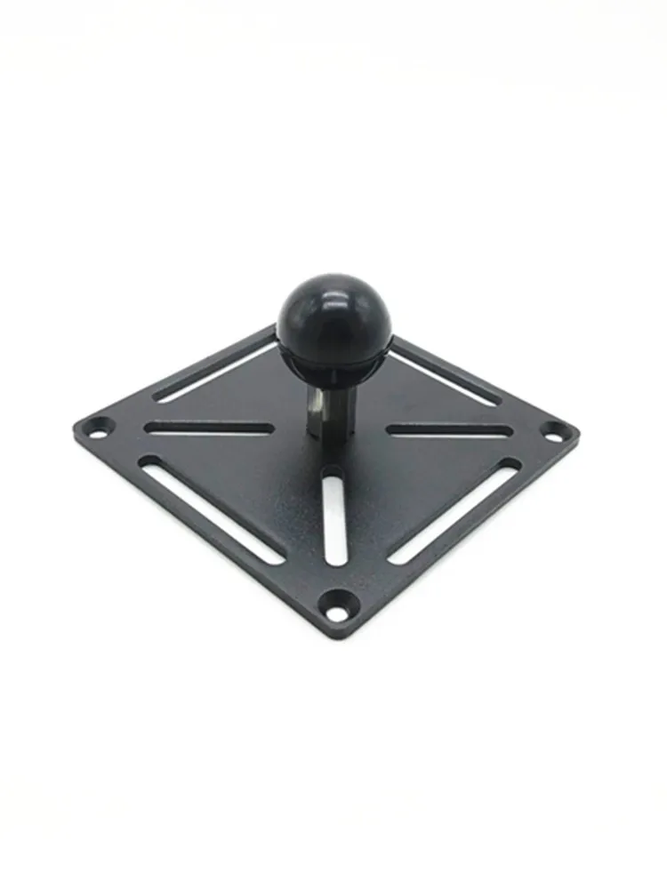 1 Inch ball Aluminum 75*75mm Square Mounting Base For Heavy bracket installation Industrial flat panel engineering computer