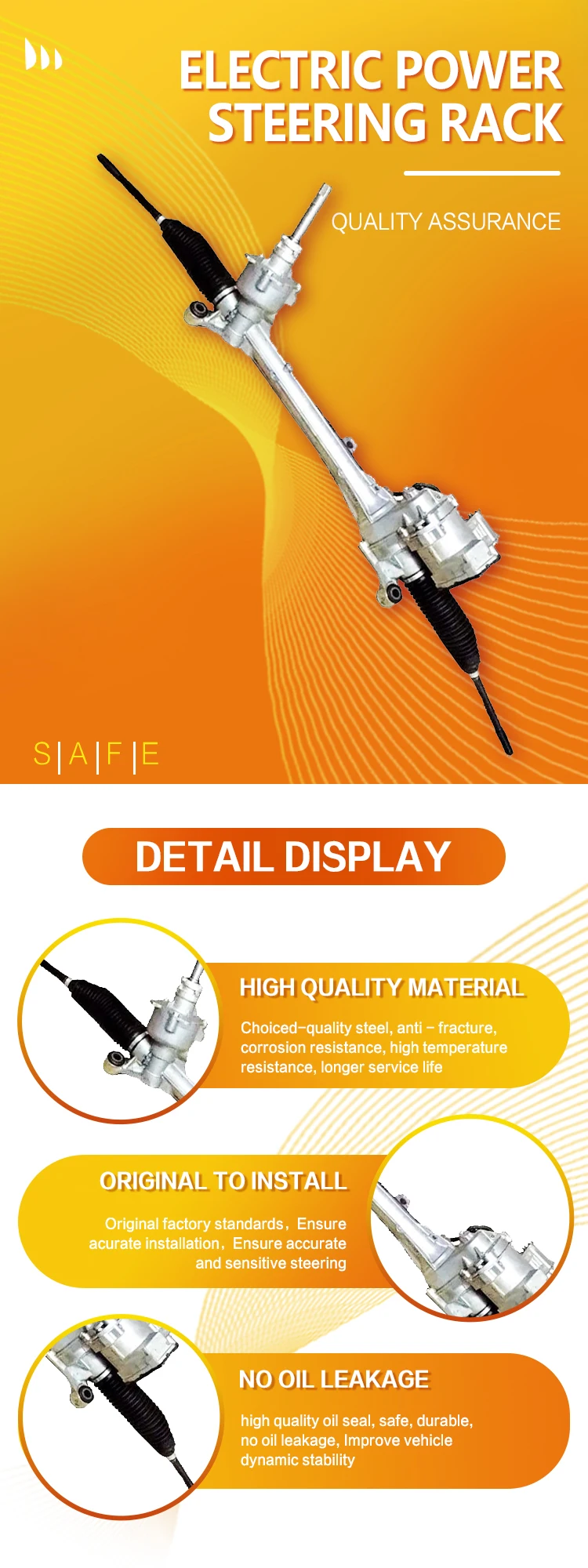 ReconFumde direction de rack d'alimentation électrique bon marché, FOCUSs CV6C3D070 CV6C3D070