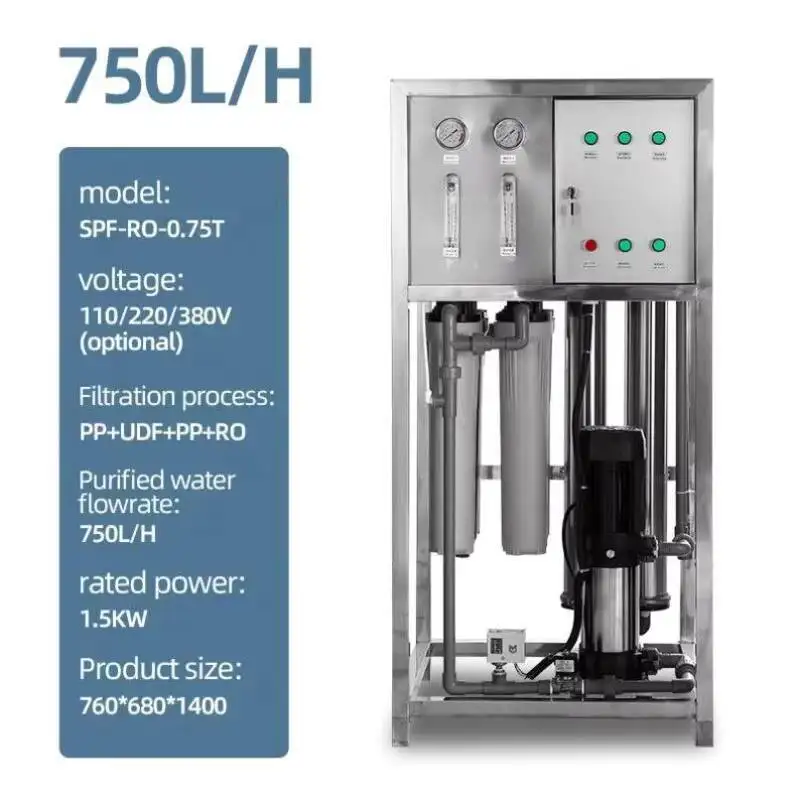 Nieuw RO waterzuiveringssysteem, waterbehandelingsmachines, met verzachting