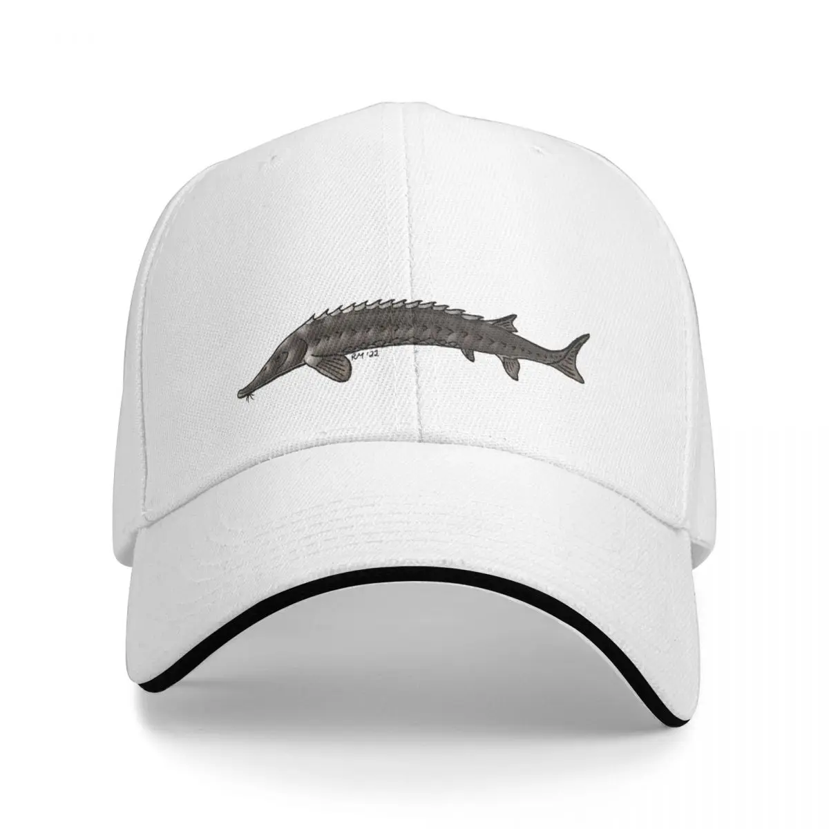 Sturgeon Baseball Cap Ball Cap Big Size Hat Rugby Woman Hats Men's