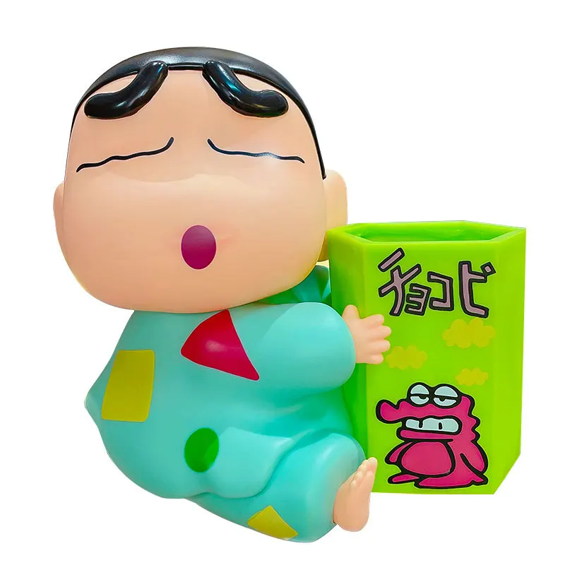 

Kawaii Crayon Shin-chan Piggy Bank Anime Cartoon Student Doll Ornamental Biscuit Pajama Accessories Cute Beauty Birthday Gifts